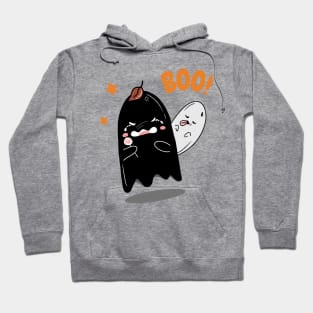 Cute crying ghost "Boo!"Halloween Hoodie